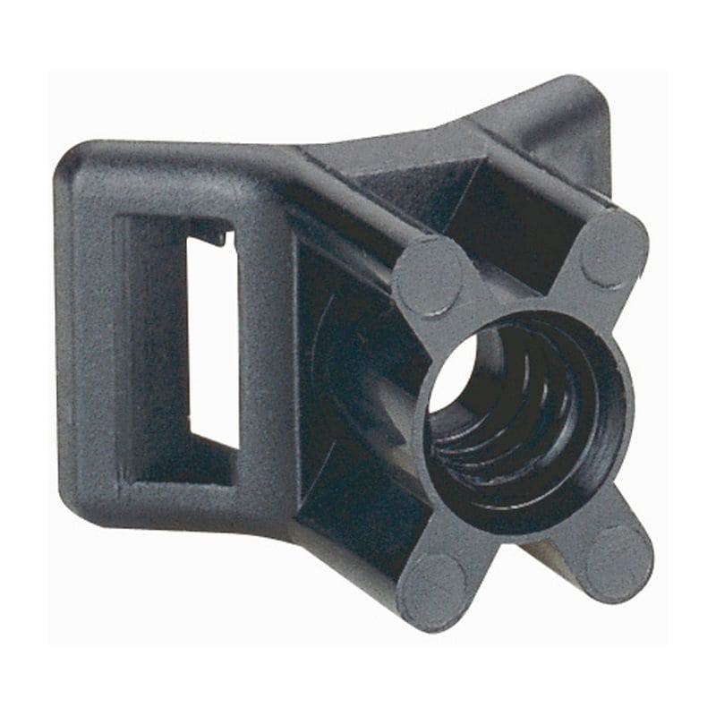 LEGRAND Voetstukje schroefbevestiging zwart - Colson kabelband breedte 9 mm 031950