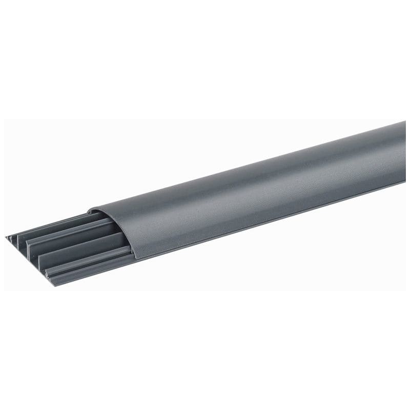 LEGRAND DLP vloerlijst 92 x 20 mm grijs - 2 m - 4 compartimenten 032800