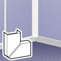 LEGRAND Variabele platte hoek DLP lijst 32 x 16 mm - wit 033327