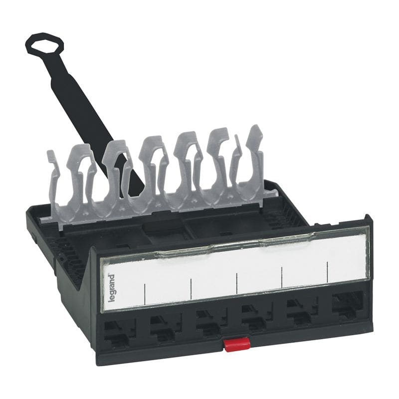 LEGRAND LCS³ Cassette leeg vr patchpan uit te rusten met 6 LCS³ conn 033755