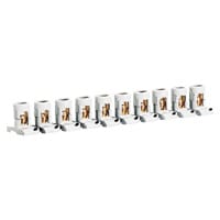 LEGRAND Deelbare strook 10 klemmen capaciteit 2 x 16 mm² + bevestigingsvoet 034002