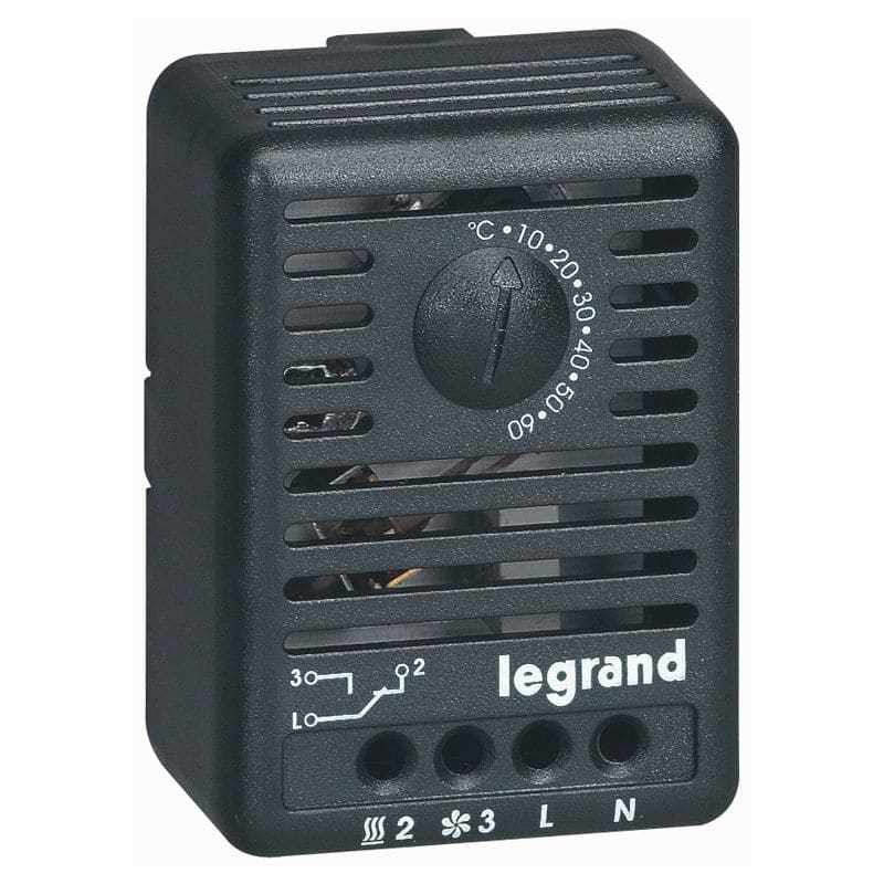 LEGRAND Omgevingsthermostaat 12/250 V voor verdeelkasten 034847
