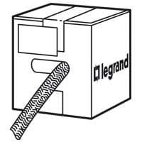 LEGRAND Doorgangsmantel voor deuren diam. 15 mm - zwart polyester 036638