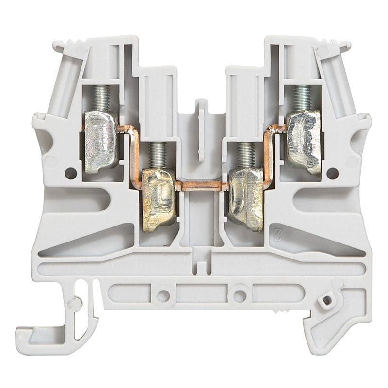 LEGRAND Schroefklem 1 verbinding - 2 IN/ 2 OUT 4 mm² (spoed 6mm)