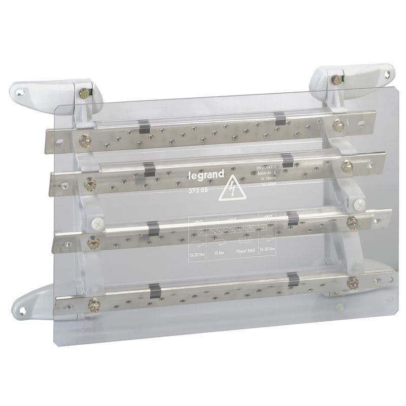 LEGRAND Verdeelklem trapvormig - 4p - 400A - 4 staven 32x5mm - voor kabelschoenen 037308