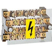 LEGRAND Verdeelklem trapvormig 4p 125A 4 staven 12x4mm voor kabelschoenen 037395