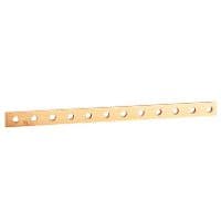 LEGRAND Koperen staaf 25x4mm - lengte 990mm - met getapte gaten M6 - 280/250A 037438
