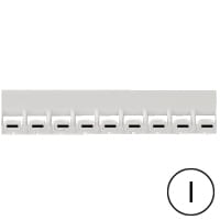 LEGRAND Mémocab merkteken - letter I - zwart/witte achtergrond - 2