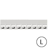LEGRAND Mémocab merkteken - letter L - zwart/witte achtergrond - 2
