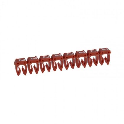 LEGRAND CAB 3 merkteken - cijfer 2 rood - doorsnede 1