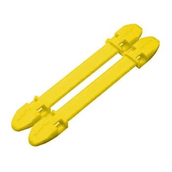 LEGRAND Duplix merktekenhouder - Geel - 7 karakters 038454