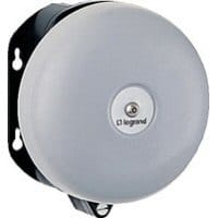 LEGRAND Bel hoog vermogen IP 44 230 V - 70 mA - 98 db - grijs 041439