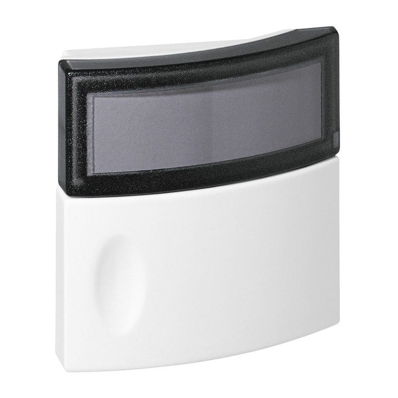 LEGRAND Drukknop Salsa 24 V met etikethouder 2A IP44 IK06 60x60x15mm - wit 041647