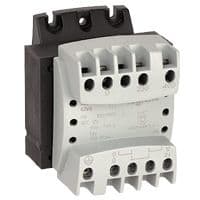 LEGRAND Veiligheidstransfo enkelfasig open 12/24V 63 VA - klemmen 1-4 mm 042841
