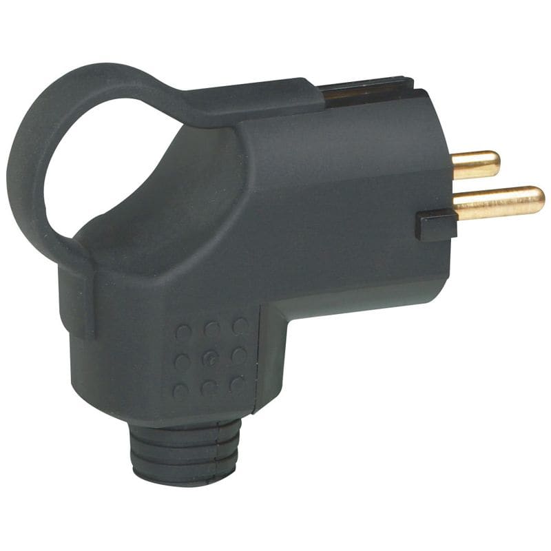 LEGRAND Universele contactstop rubber 10/16A 250V IP40/7 zwart 050252