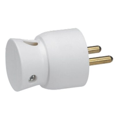 LEGRAND Stekker 2P+A zijdel. uitgang 16A wit 050416