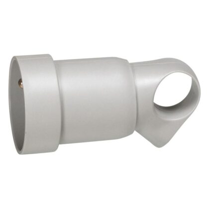 LEGRAND Koppelcontactstop 2P+A met ring 16A grijs 050425
