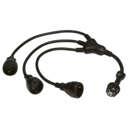 LEGRAND Verlengsnoer  octopus  3x2P+A 16A - IK10 lengte 0