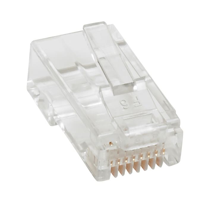 LEGRAND RJ45 plug Cat6 UTP b 11.70mm verg. contct 1.2 micro m-PoE++ 051710
