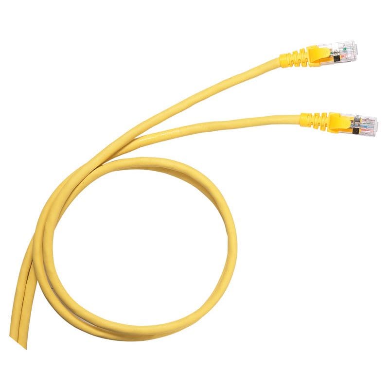 LEGRAND Snoer RJ 45 - 10 Gbit - STP 1 m - geel - voor LCS 051780