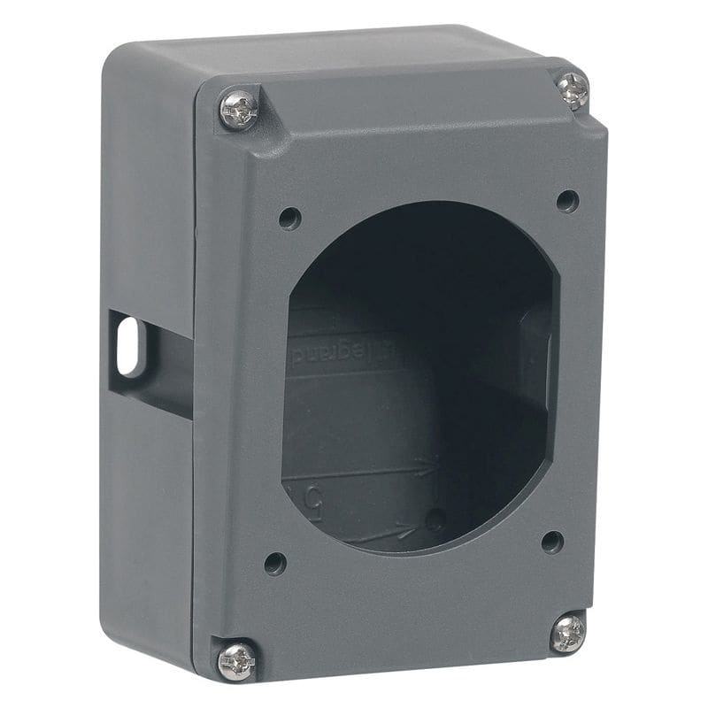 LEGRAND Wandcontactdoos 200V - 16A - 2P+A Hypra IP44 - enkelvoudige 1 ingang 052029
