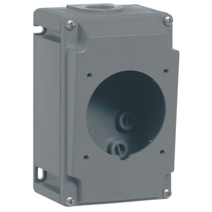 LEGRAND Inbouwdoos enkel 200/380V Hypra IP44 - omkeerbaar - 1 ingang - kunststof 052940
