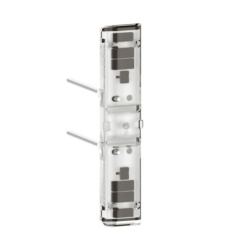 LEGRAND Mosaic easyled wit 230V verlichte functie-grijze behuizing 067686L