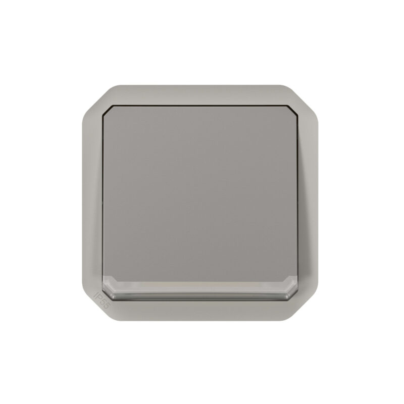 LEGRAND Plexo wisselschak verlicht mechanisme IP55 IK08 grijs 069513L