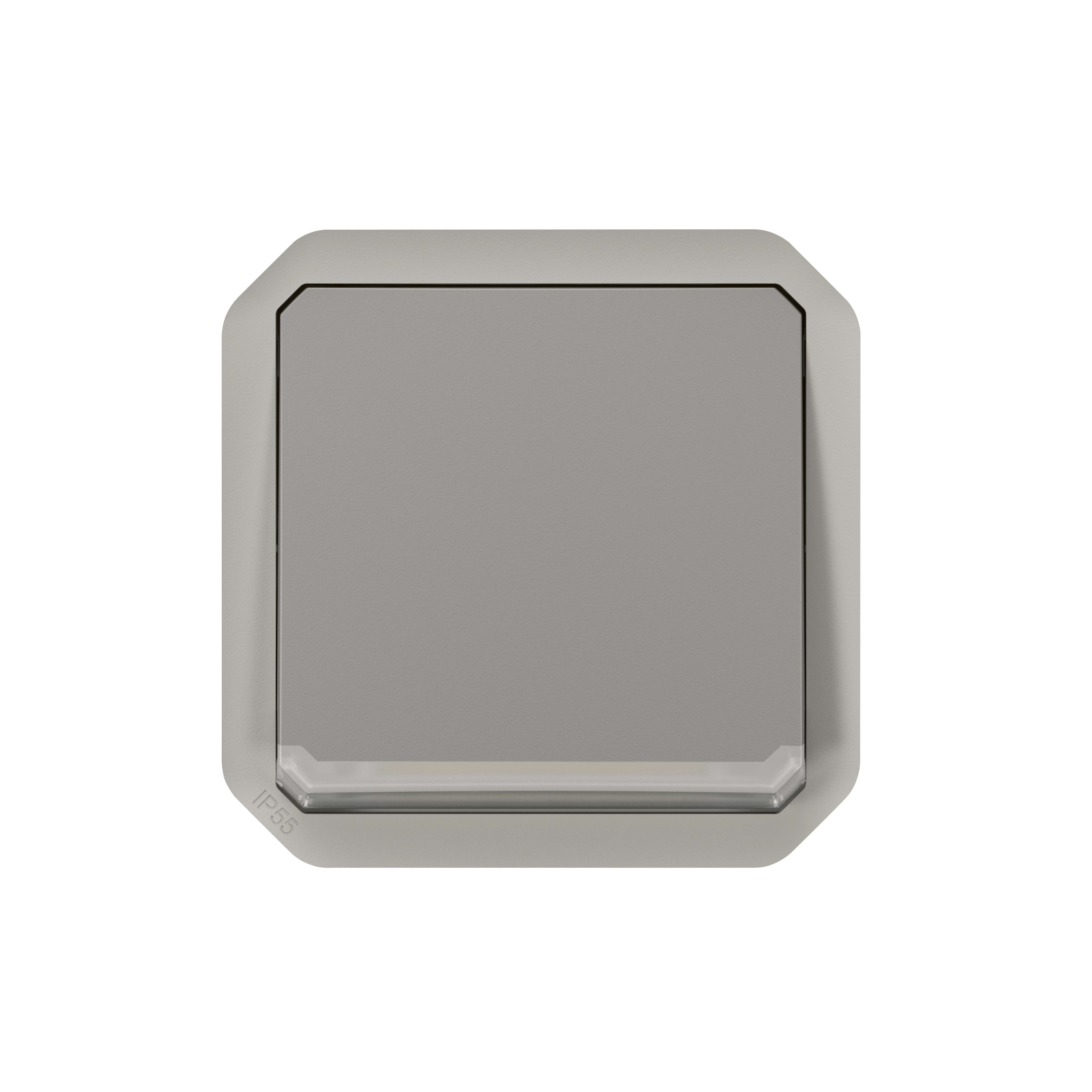 LEGRAND Plexo wisselschak verlicht mechanisme IP55 IK08 grijs 069513L