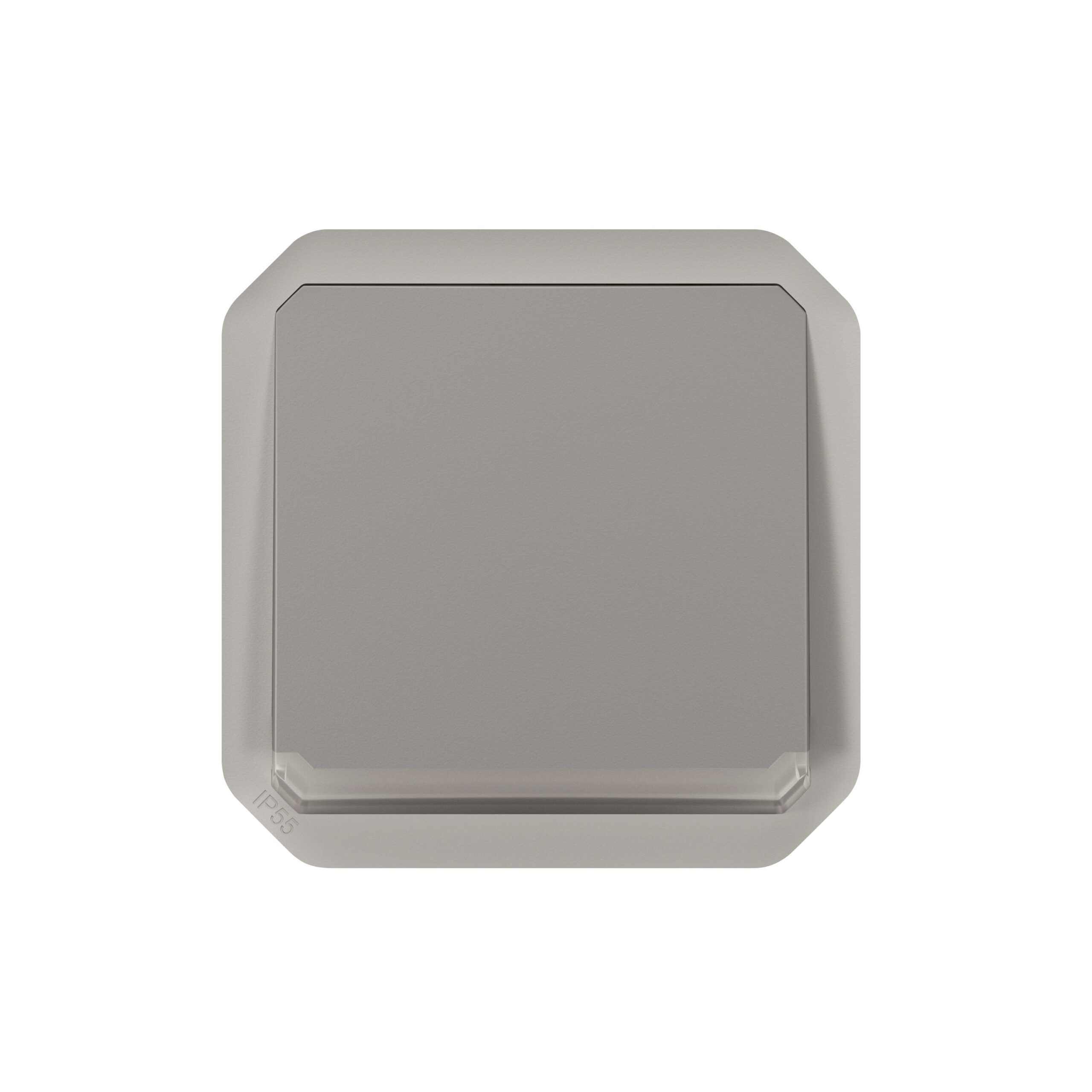 LEGRAND Plexo drukknop NO verlicht mechanisme IP55 IK08 grijs 069542L
