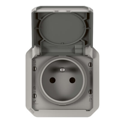 LEGRAND Plexo contactdoos 2P+A steekklem mecha IP55 IK08 grij 069551L