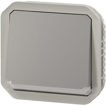 LEGRAND Plexo cntctds schroefklem 2P+A mechanisme IP55 IK08 grijs 069552L