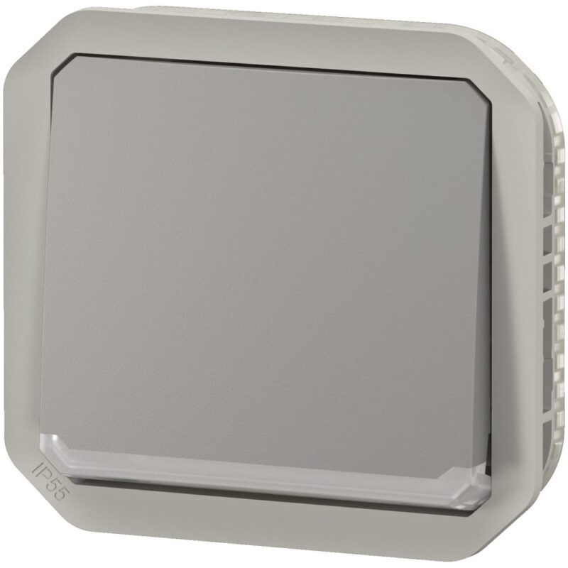LEGRAND Plexo cntctds schroefklem 2P+A mechanisme IP55 IK08 grijs 069552L