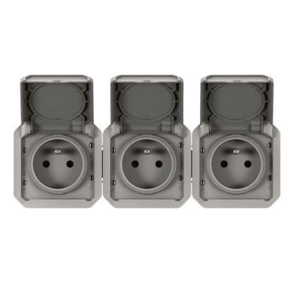LEGRAND Plexo contactds 3Vx2P+A horiz mechanisme - IP55 IK08 grijs 069564L