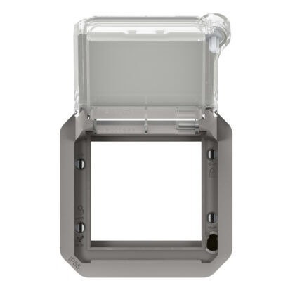 LEGRAND Plexo adapter Mosaic 2 mod gefumeerd vergrendelbaar grijs 069579L