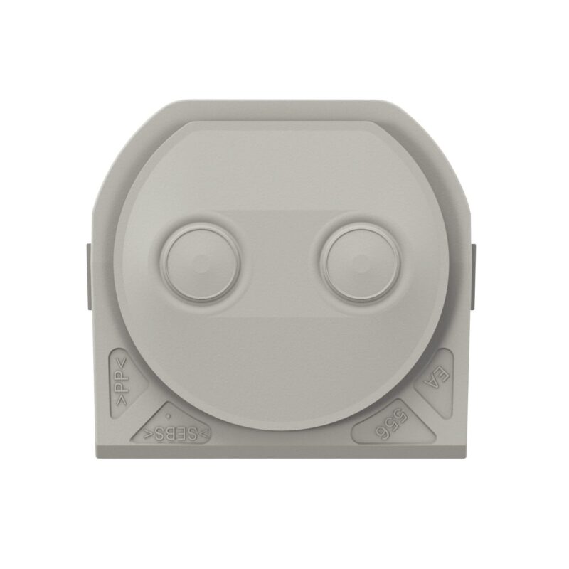 LEGRAND Plexo kabelinvoer 2 membranen tot Ø 12.5mm - grijs 069599L