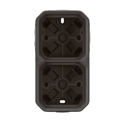 LEGRAND Plexo opbouwdoos 2 mechanismen 4 membraan ingangen antraciet 069602L