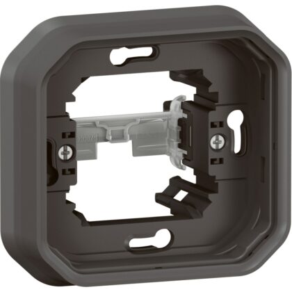 LEGRAND Plexo inbouwkader 1 mechanisme met spanklauwen IP55 antracie 069609L