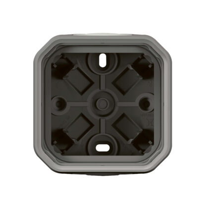 LEGRAND Plexo opbouwdoos 1 mechanisme 2 membraan ingangen grijs 069651L