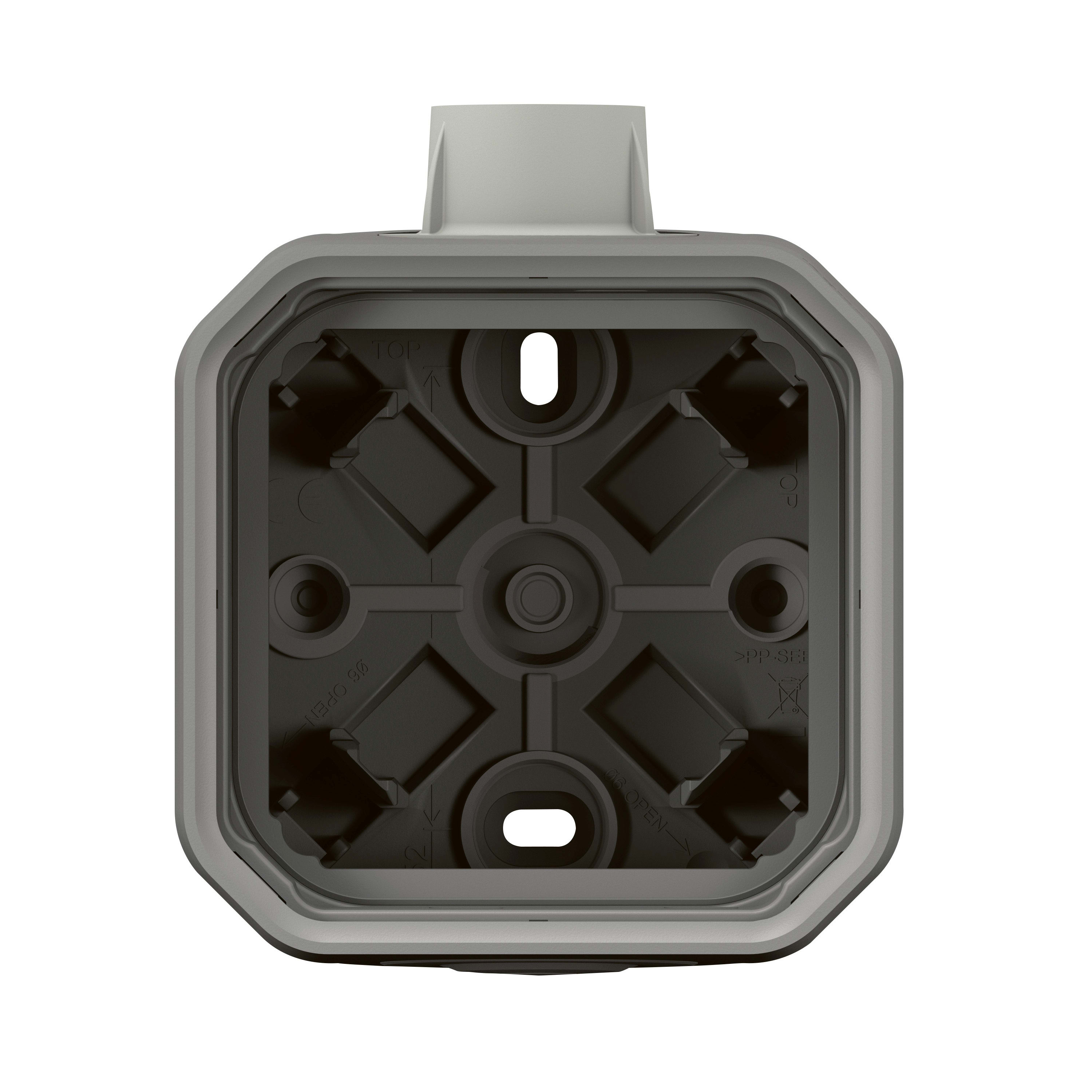 LEGRAND Plexo opbouwdoos 1 mechanisme 1xM20 ingang IP55 - IK08 grijs 069656L