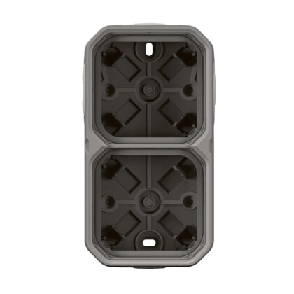 LEGRAND Plexo opbouwdoos 2 mechanismen 4 membraan ingangen grijs 069672L