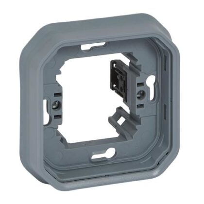 LEGRAND Plexo inbouwkader 1 mechanisme met spanklauwen IP55 grijs 069682L