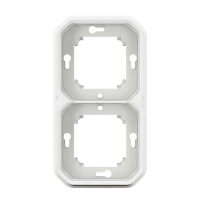 LEGRAND Plexo inbouwkader 2 mechanisme hor of vert IP55 - wit 069694L