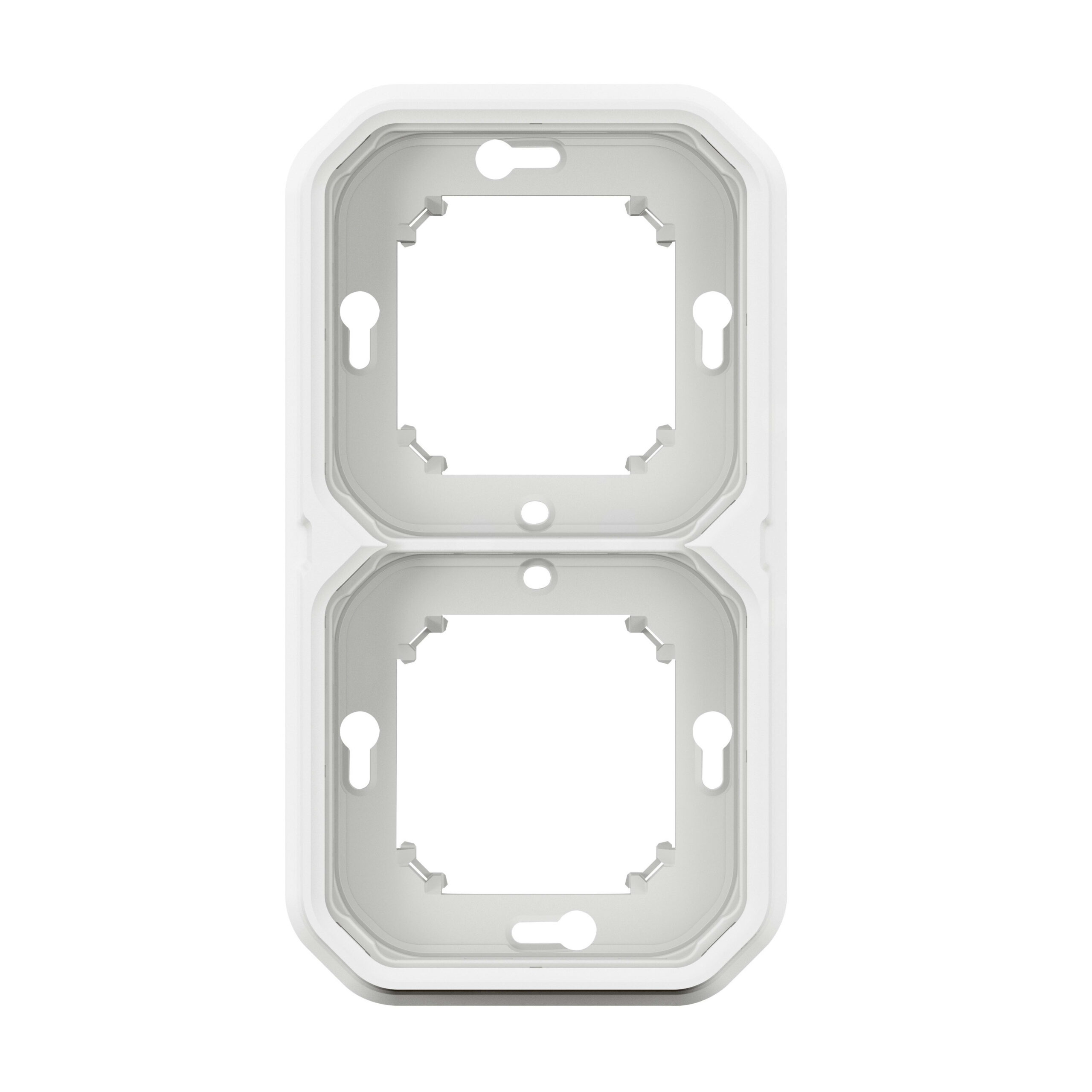 LEGRAND Plexo inbouwkader 2 mechanisme hor of vert IP55 - wit 069694L