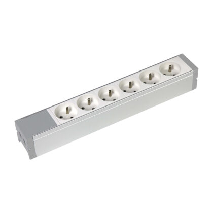 LEGRAND Voedingsblok alu - 6 x 2P+A polar.- te bekabelen 073402