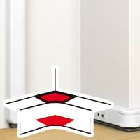 LEGRAND Binnenhoek 50 x 105 rechtstreeks inklikken 075622