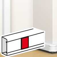 LEGRAND Dekselafdichting 45 mm DLP klik-in Mosaic 075669