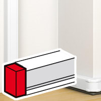 LEGRAND Einddeksel 50x80mm DLP zwart klik in 075755