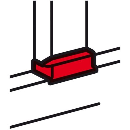 LEGRAND T-aftakking 50x80mm DLP zwart klik in 075775