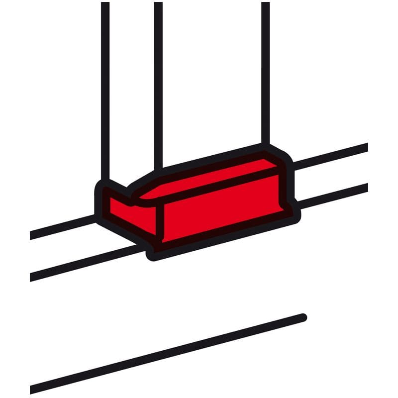 LEGRAND T-aftakking 50x80mm DLP zwart klik in 075775